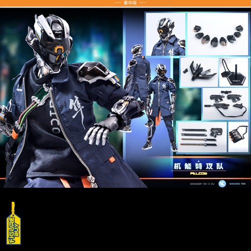 warhorse toys -1/6사이즈- Cyberpunk Techgear-Falcon-Deluxe Version
