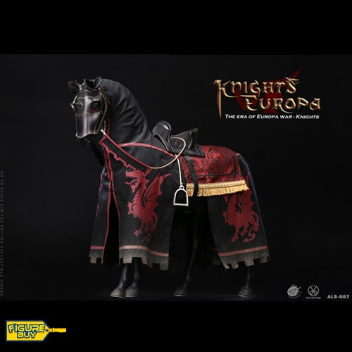 (예약 상품) POPTOYS - 1/6사이즈 -ALS007- Armor Legend Series-The Era of Europa War Black armor horse