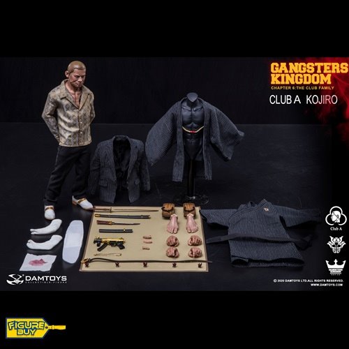 (예약 상품) DAMTOYS - 1/6 사이즈- GK021- Gangsters Kingdom - Club A KOJIRO