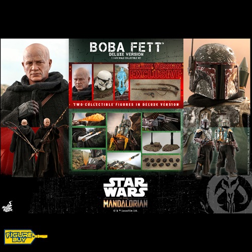 (빠른 배송 상품-예약 상품) Hot Toys -TMS034 - Star Wars: The Mandalorian- Boba Fett (Deluxe Version)