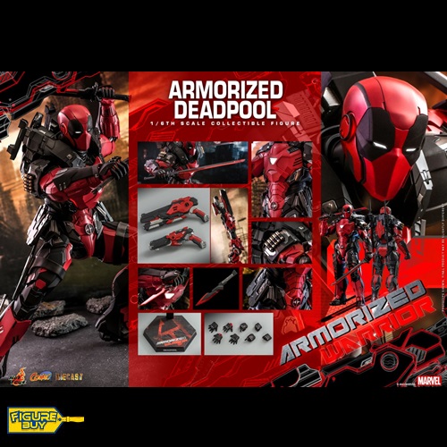 (이벤트 - 스페셜 에디션 랜덤 증정-빠른 배송 예약 상품) Hot Toys - CMS09D42- 1/6사이즈- Armorized Warrior - Armorized Deadpool