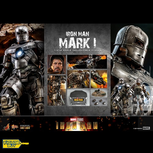 (이벤트 -스페셜 에디션 랜덤 증정 - 빠른 배송 예약 상품) Hot Toys -MMS605D40 - 1/6사이즈- Iron Man -Iron Man Mark I