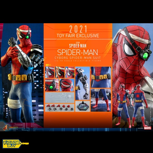 (이벤트 한정판매-2021년 토이페어 한정판)Hot Toys -VGM51 - 1/6사이즈- Marvel&#039;s Spider-Man -  Spider-Man (Cyborg Spider-Man Suit)