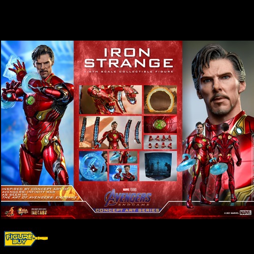 (이벤트 - 스페셜 에디션 랜덤 증정-빠른 배송 예약 상품)Hot Toys -MMS606D41- 1/6 사이즈- Avengers: Endgame (Concept Art Series)  - Iron Strange