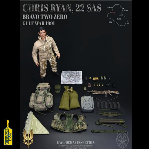(예약 상품) Green Wolf Gear -GWG013A -1/6사이즈-BRAVO TWO ZERO Gulf War  1991 - Chris Ryan