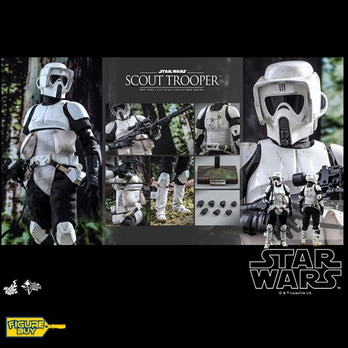 (빠른 배송 예약 상품)  Hot Toys - MMS611 - 1/6사이즈- Star Wars: Return of the Jedi -Scout Trooper
