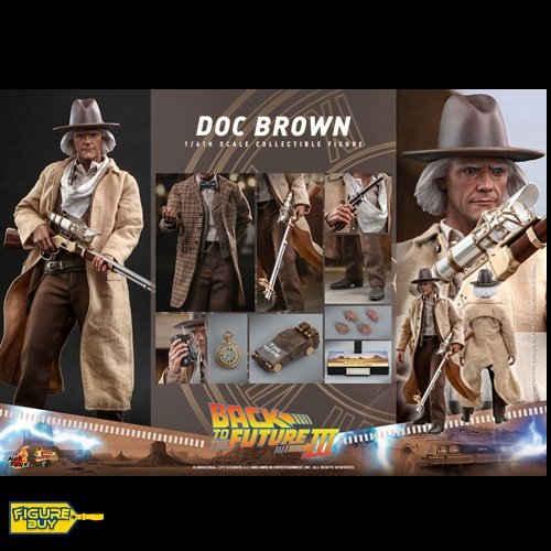 (빠른 배송 예약 상품) Hot toys -MMS617 - 1/6사이즈- Back to the Future Part III  - Doc Brown