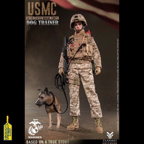 (예약 상품) FLAGSET - 1/6사이즈- FS73042 - USMC-  Dog Trainer