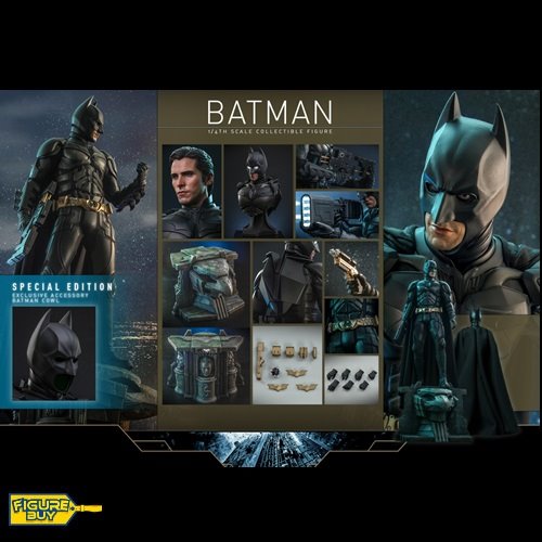 (한시적 예약 상품 - 빠른 배송 예약 상품) Hot Toys - QS019 - 1/4사이즈- The Dark Knight Trilogy - Batman (SPECIAL EDITION)