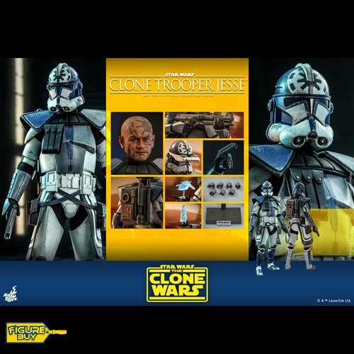 (빠른 배송 예약 상품) Hot Toys - TMS064 - 1/6사이즈- Star Wars: The Clone Wars - Clone Trooper Jesse