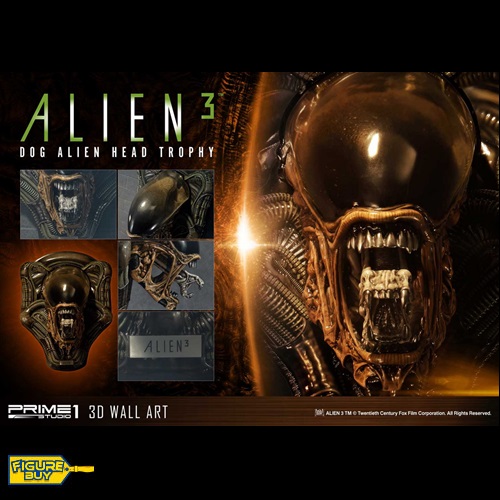 (예약)Prime 1 Studio - 1/1사이즈-Wall Art Alien- Dog Alien Head Trophy Open Mouth Version