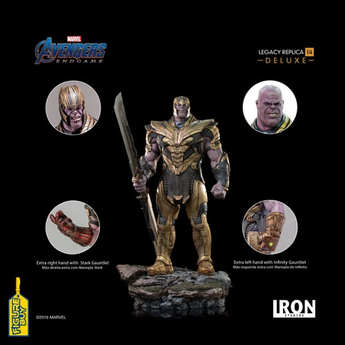 (예약)Iron Studios-1/4 사이즈- Thanos-Deluxe Version