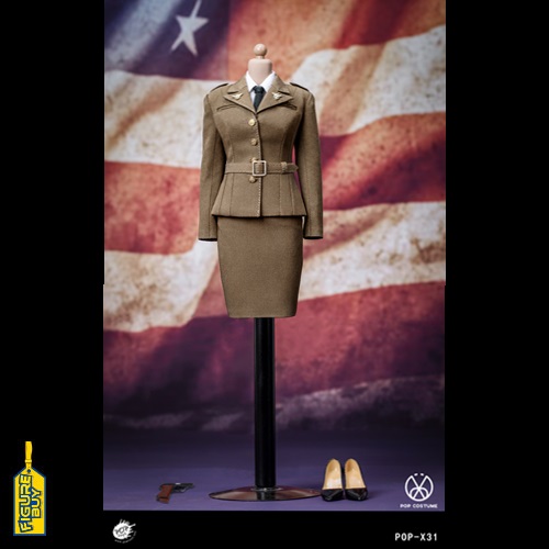 POPTOYS- 1/6사이즈- X31- WWII US Army Female Agent Uniform