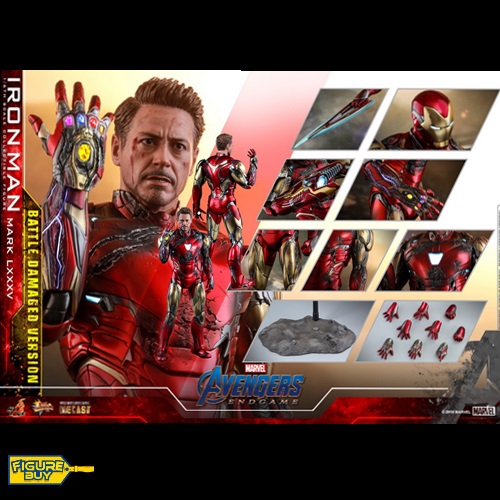 ( 5월~6월내 3차 전량 입고  -예약상품)Hottoys- MMS543D33- 1/6사이즈 Iron Man Mark LXXXV Collectible Figure (Battle Damaged Version)