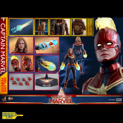 (5월 25일 전량 입고 완료)HotToys-1/6사이즈-MMS522- Captain Marvel (Deluxe Version)