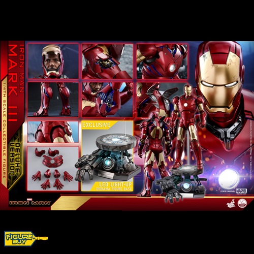 (6월 첫주(6월7일내) 전량입고 배송  )Hot Toys – QS012 – Iron Man - 1/4사이즈- Iron Man MARK III (Deluxe Version)
