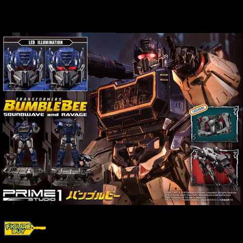 (예약상품)Prime 1 Studio-32인치-MMTFM-27 -RavageTransformers-Bumblebee-Soundwave &amp; Ravage(EXECLUSIVE VERSION)