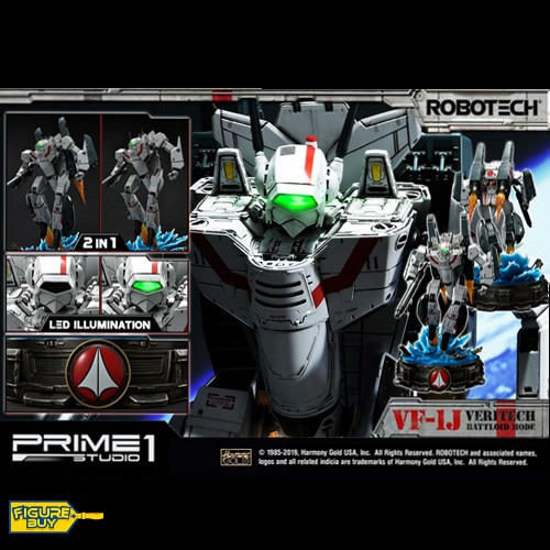 (예약상품)Prime 1 Studio x Harmony Gold   PMRT-05-Robotech Saga- VF-1J Officer’s Veritech Battloid Mode