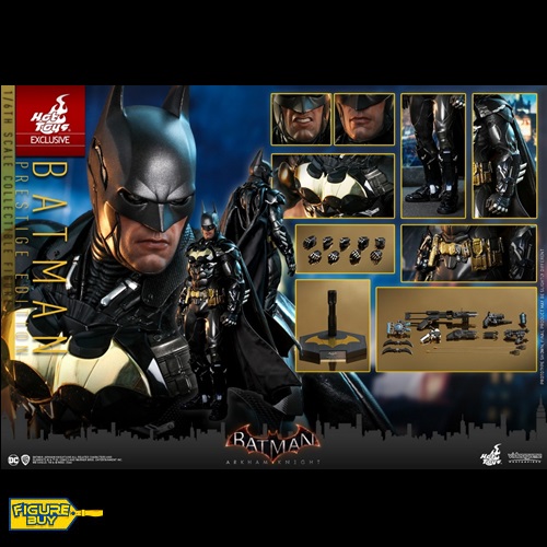 (3월 31일 입고 완료) Hot Toys -VGM 37-Arkham Knight -Batman (gold Prestige Edition of Batsuit v8.05 in Batman)