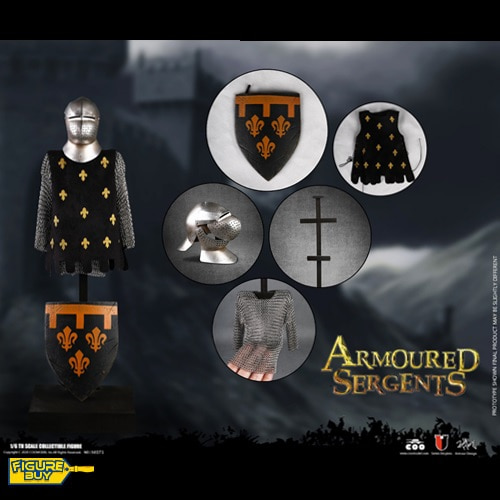 COOMODEL NO.SE071 1/6 SERIES OF EMPIRES (DIE-CAST ALLOY) - ARMORED SERGENT (REAL CHAIN ARMOR DISPLAY SET)