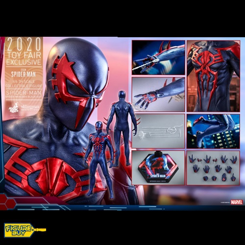 (8월 중순 전량입고 - 빠른 배송 - 수량 확정 보장상품) Hot Toys – 1/6사이즈- VGM42 - Marvel&#039;s Spider-Man - Spider-Man (Spider-Man 2099 Black Suit)