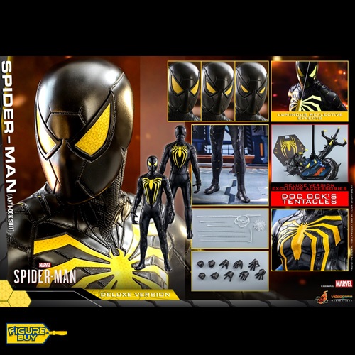 (7월초 입고  -예약 상품) HotToys - 1/6 사이즈- VGM45- Spider-Man (Anti-Ock Suit) DELUXE VERSION