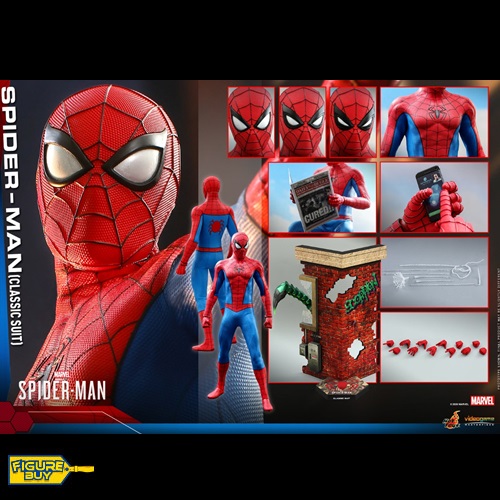 (3월 25일전후 전량 입고  - 예약 상품) Hot Toys - 1/6 사이즈- VGM48 - Spider-Man (Classic Suit)