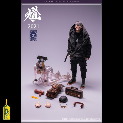 ( 제조사 공지- 예약 상품) YUANXINGSHI - ZSNG-001/001S -1/6 사이즈- Play The Devil Series First Bullet- ZHONGKUI (Collection Edition)