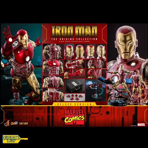 (빠른 배송 상품- 예약 상품) HotToys - CMS07D38 - Marvel Comics -Iron Man (The Origins Collection)(DELUXE VERSION))