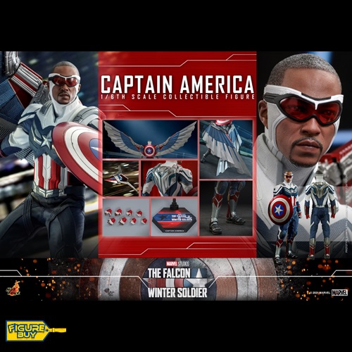 (빠른 배송 상품- 예약 상품) Hottoys - TMS040 - 1/6사이즈- The Falcon and the Winter Soldier -Captain America