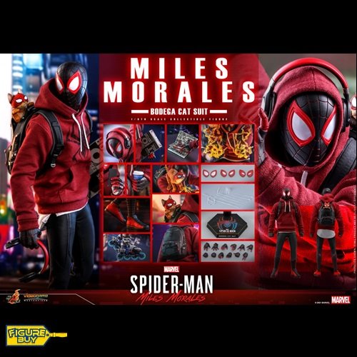 (빠른 배송 예약 상품) Hot Toys - VGM50 - Marvel’s Spider-Man: Miles Morales - Miles Morales (Bodega Cat Suit)