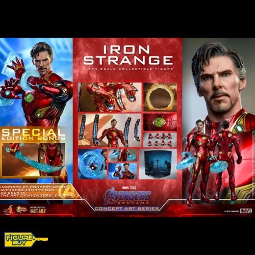 (빠른 배송 예약 상품)Hot Toys -MMS606D41- 1/6 사이즈- Avengers: Endgame (Concept Art Series)  - Iron Strange (SPECIAL EDITION)