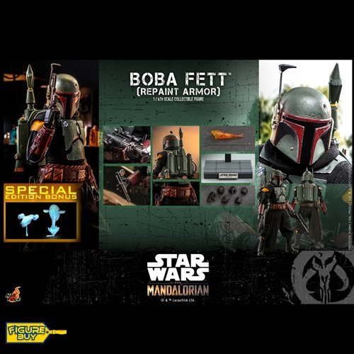 (빠른 배송 예약 상품)Hot Toys - 1/6 사이즈- TMS055 - Star Wars: The Mandalorian-  Boba Fett (Repaint Armor) (SPECIAL EDITION)