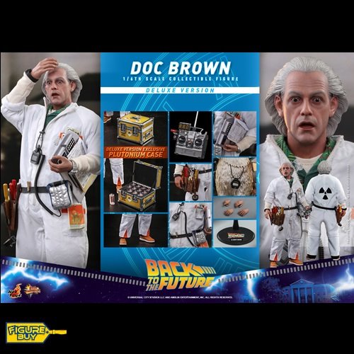 (빠른 배송 예약 상품) Hot Toys - MMS610 - 1/6사이즈 -  Back to the Future  - Dr. Brown (Deluxe Version)