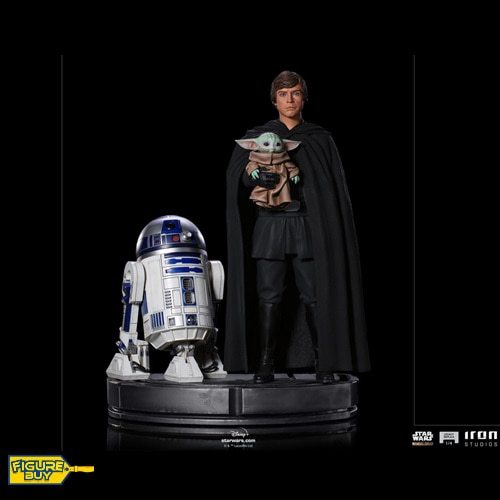 (예약 상품) Iron Studios- 1/4사이즈- The Mandalorian -Luke Skywalker, R2-D2 and Grogu - Legacy Replica - Luke Skywalker, R2-D2 and Grogu