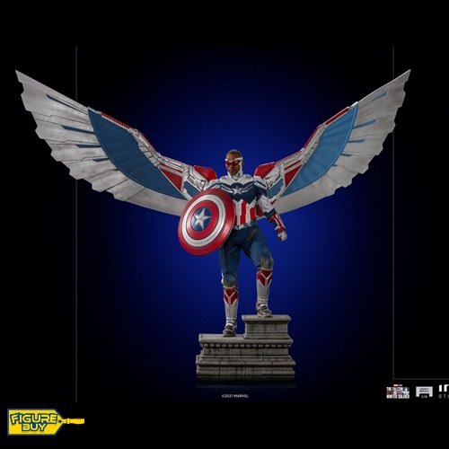 (예약 상품) Iron Studios- 1/4 사이즈 - Falcon and the Winter Soldier -  Captain America Sam Wilson