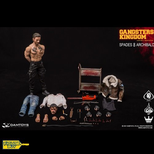 (예약 상품) DAMTOYS - GK024 - 1/6사이즈- Gangsters Kingdom - SPADE 8 ARCHIBALD