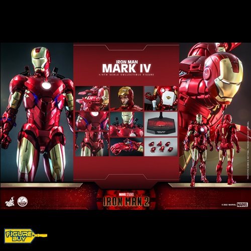 (신년 이벤트 할인 - 한시적 빠른 배송 예약 상품) Hot Toys - QS020 - 1/4사이즈- Iron Man 2 -Iron Man Mark IV