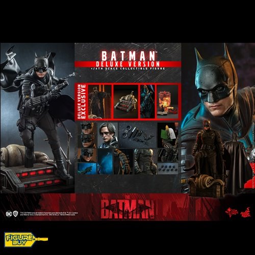 (빠른 배송 예약 상품) Hot Toys - MMS639 - 1/6사이즈- The Batman - Batman (Deluxe Version)