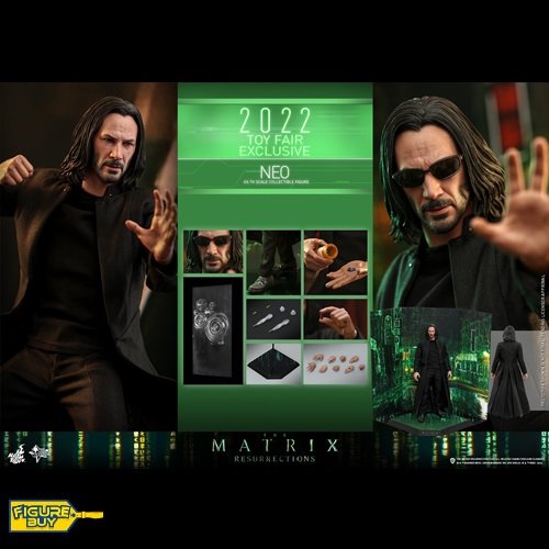 (이벤트- 빠른 배송 예약 상품- 2022 토이페어 한정판 ) Hot Toys - MMS657- 1/6사이즈- The Matrix Resurrections - Neo